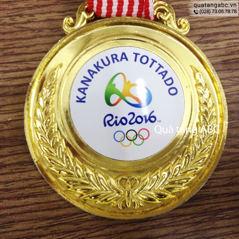INLOGO in huy chương cho hội thao Rio 2016.
